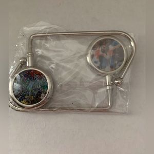 Purse Hooks for Table, Set of Two Metal Purse Hanger Handbag